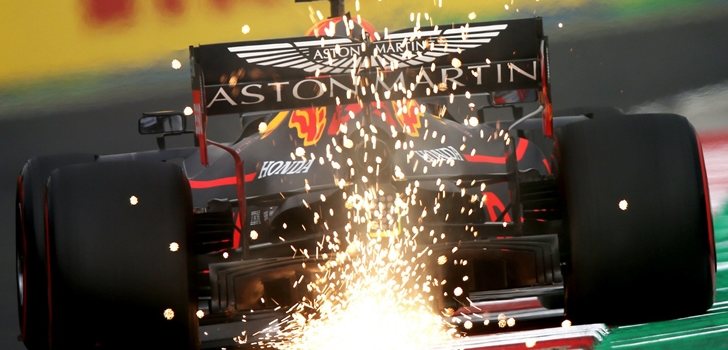 Verstappen roza el trazado de Hungaroring