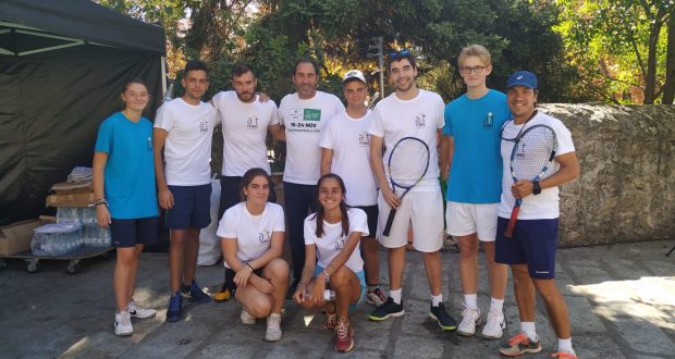 Club de Tenis San Lorenzo, en el Street Tennis de la Copa Davis