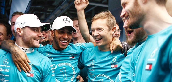 Lewis Hamilton afirma que Bottas y él forman la mejor dupla de la Fórmula 1