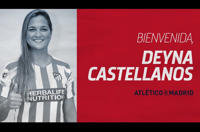 Deyna Castellanos firma con el Atlético de Madrid
