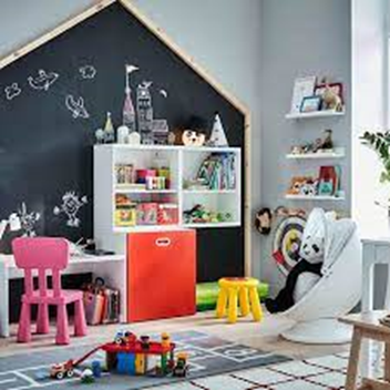Diseño de Interior De Una Habitación Con Elementos Infantiles Diseño de Interior De Una Habitación Con Elementos Infantiles