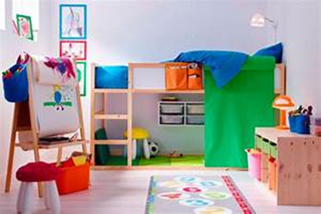Diseño de Interior De Una Habitación Con Elementos Infantiles Diseño de Interior De Una Habitación Con Elementos Infantiles