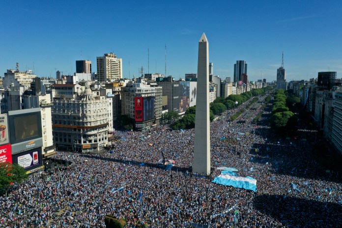 Argentina cumple un año de su copa mundial Argentina cumple un año de su copa mundial
