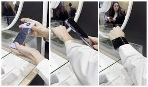 El futuro de los dispositivos m&oacute;viles: Samsung y su prototipo de m&oacute;vil plegable tipo pulsera&nbsp;