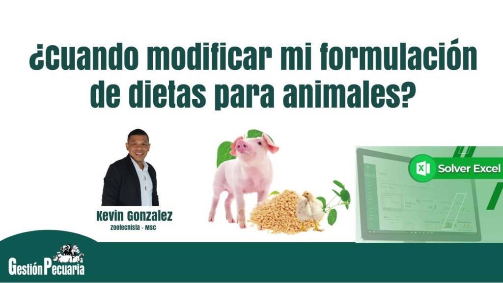 Treseus |Formulaci&oacute;n de Dietas seg&uacute;n la Clase de Animal y su Etapa Productiva