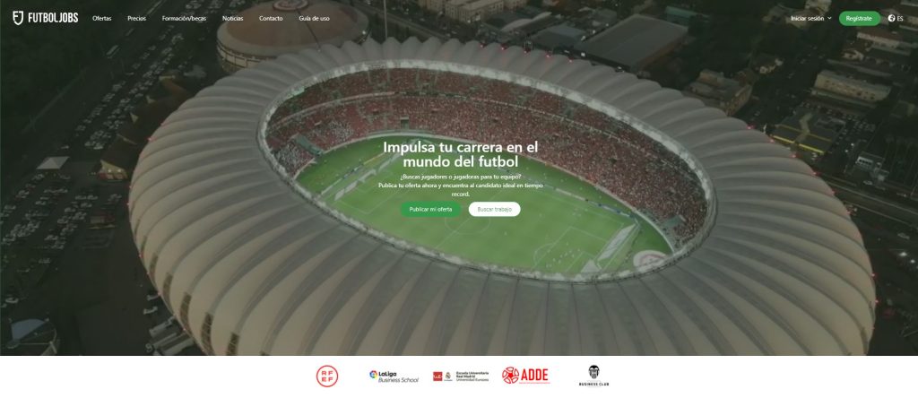 Noti- deporte: FutbolJobs mejora su web para mejorar la experiencia del usuario