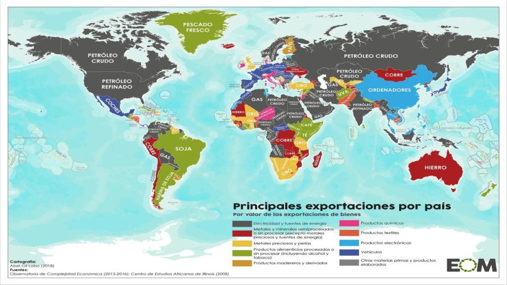 &iquest;C&oacute;mo se Distribuyen las Exportaciones de Petr&oacute;leo en Diferentes Regiones del Mundo?