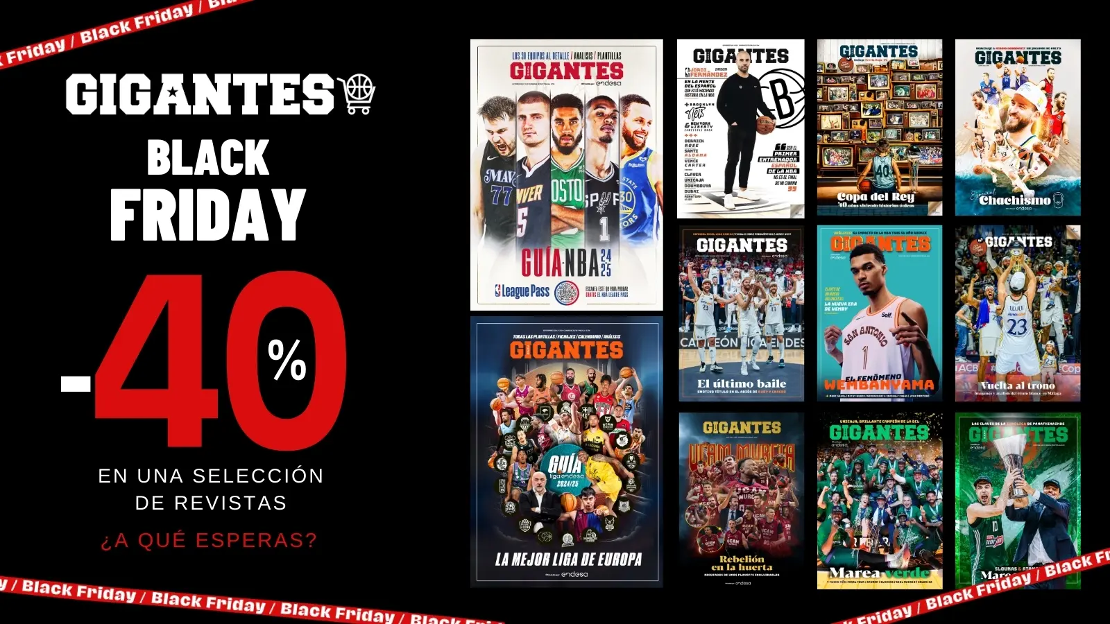Noti- Deporte: Descuentos de hasta el 55% en el Black Friday de Gigantes. Mira nuestras ofertas