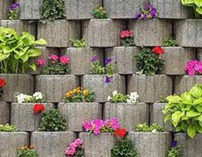 10 ideas creativas para decorar con bloques de cemento