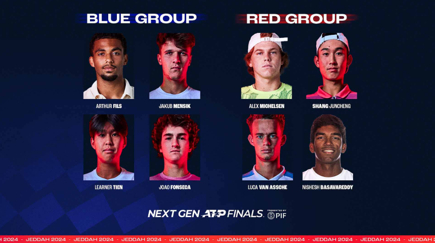 Noti-Deporte: As&iacute; quedan los grupos de las Next Gen ATP Finals 2024