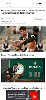 Noti-Deporte: CARLITOS ALCARAZ CAMPE&Oacute;N DE ROLAND GARROS 2025