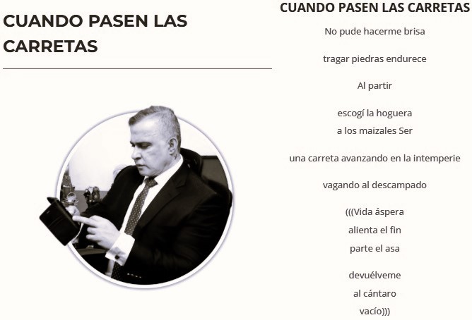 Tarek William Saab | &lsquo;Cuando Pasen Las Carretas&rsquo; y &lsquo;Poemas Selectos&rsquo;: &iexcl;Dos pilares de una d&eacute;cada po&eacute;tica de compromiso y l&iacute;rica!