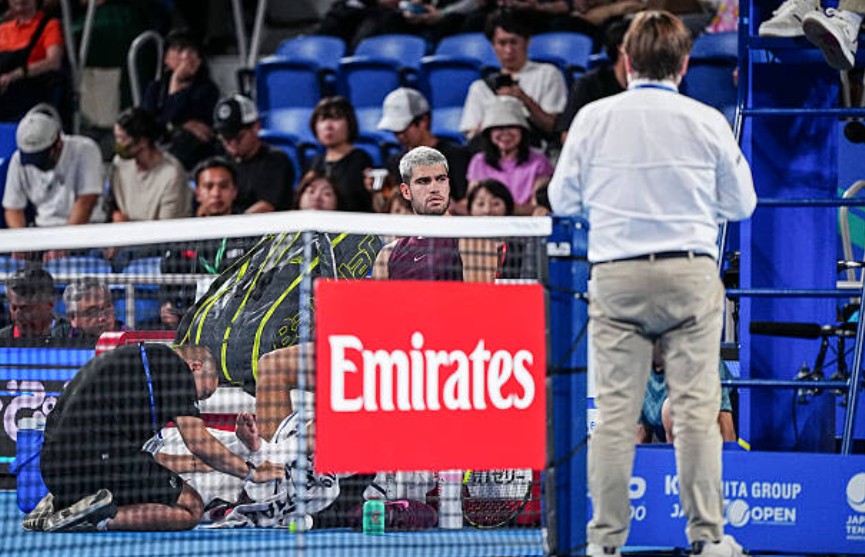 Noti-Deporte: Alcaraz no entrena y peligra su continuidad en el ATP Tokio