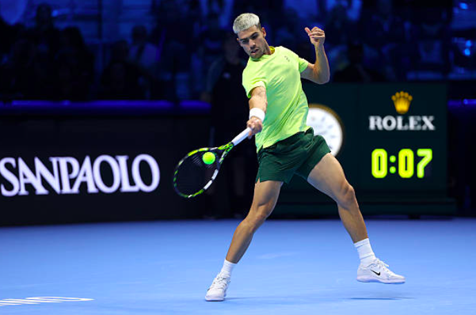 Noti-Deporte: Notable de Carlos Alcaraz en su primer partido en las ATP Finals 2025