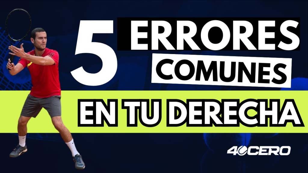 5 errores de t&eacute;cnica de Tenis