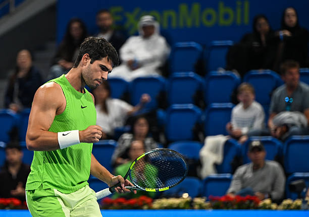 Noti-Deporte: As&iacute; fue la victoria de Carlos Alcaraz contra Rinderknech en Doha