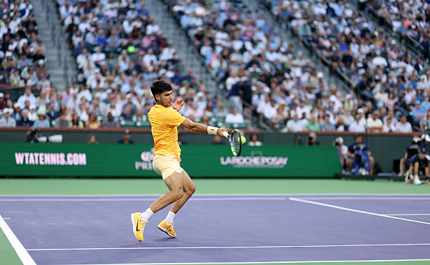 Noti-Deporte: As&iacute; fue la sufrida victoria de Alcaraz ante Rinderknech Indian Wells