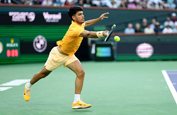 Noti-Deporte: As&iacute; fue la sufrida victoria de Alcaraz ante Rinderknech Indian Wells