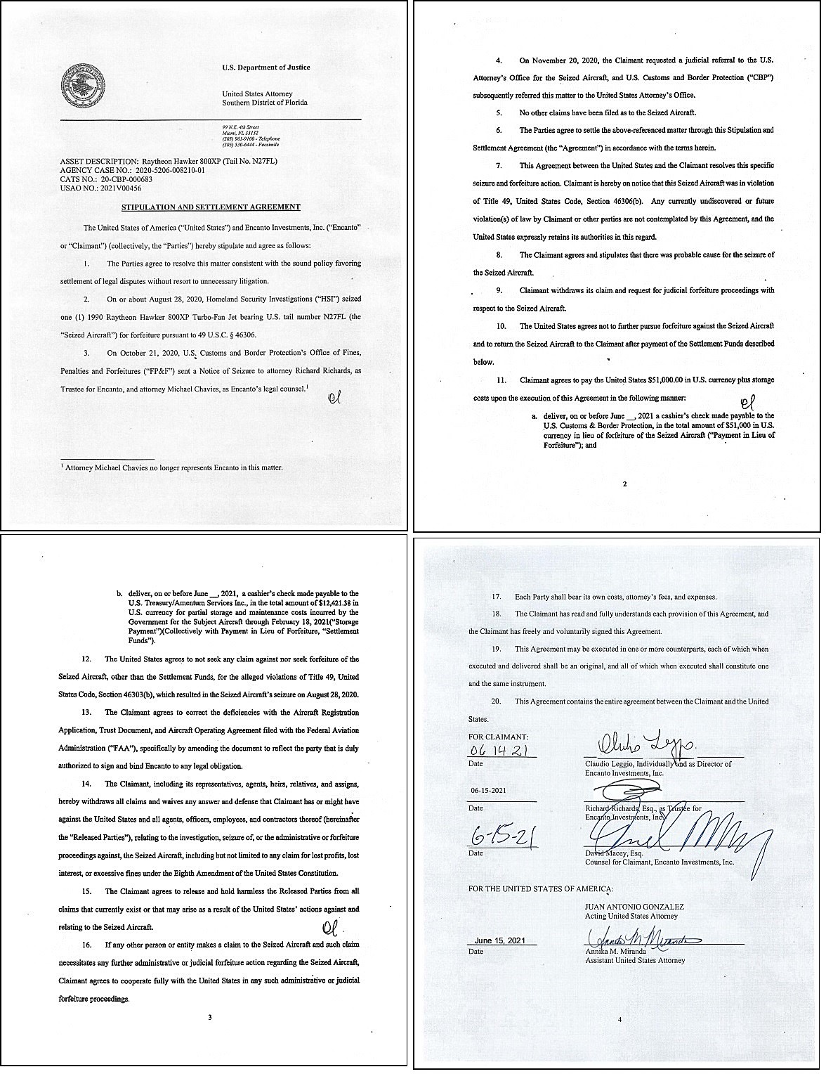 &iexcl;Ent&eacute;rate! Fiscal&iacute;a en EEUU confirma cierre administrativo de caso vinculado a Jos&eacute; Pepe Leggio Cassara