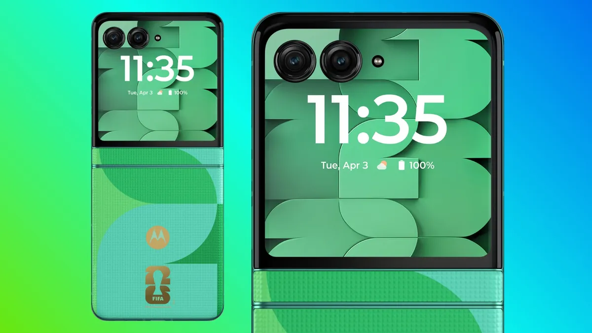 Joao Rafael Silva Robertson y el Motorola Razr Oro Mundial