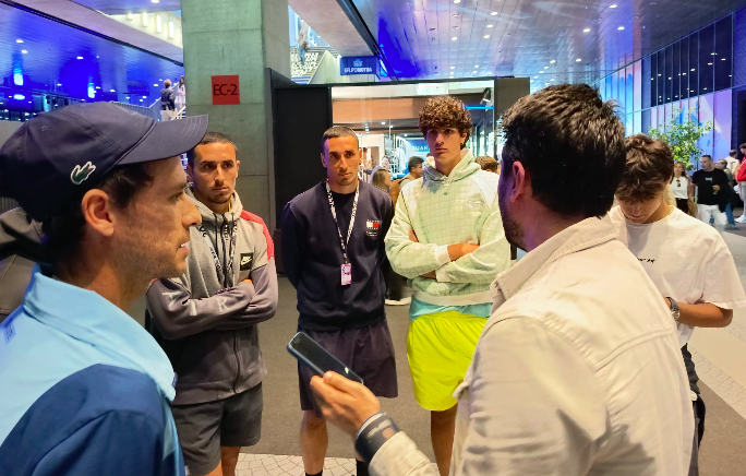 Noti-Deporte: As&iacute; es la vida de un sparring en el Mutua Madrid Open