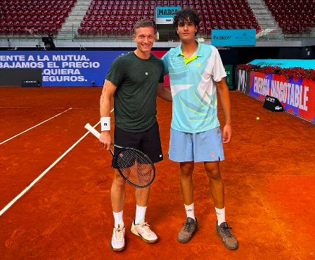 Noti-Deporte: As&iacute; es la vida de un sparring en el Mutua Madrid Open